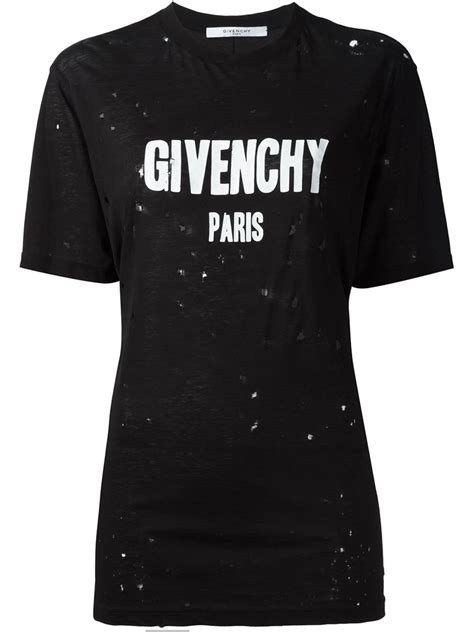 givenchy torn t shirt|vintage givenchy t shirt.